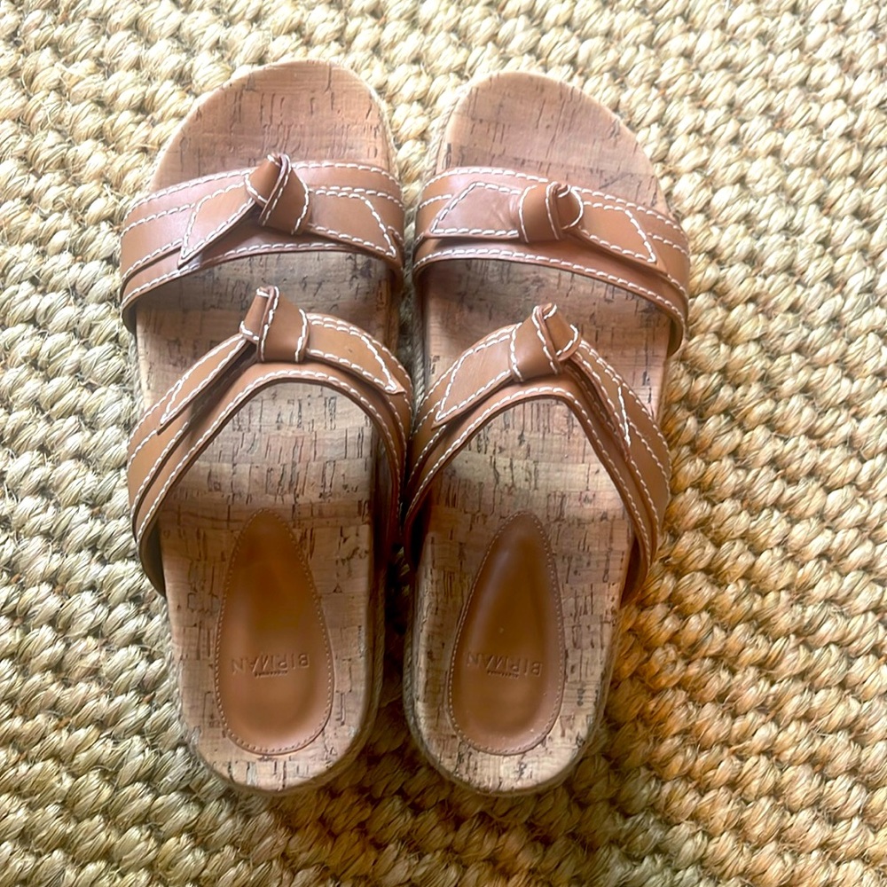 Alexandre Birman Clarita Sport Flatform Brown Leather Size 40